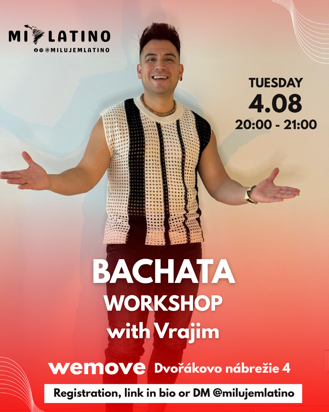 Bachata Footwork workshop s Vrajimom